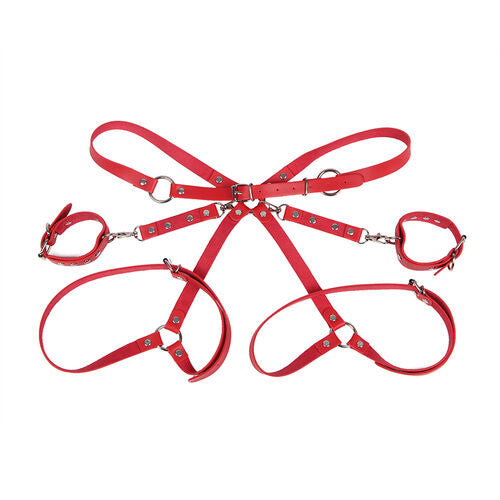Arnês Bondage Vermelho | Subblime